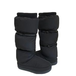 UGG CLASSIC MAXI ULTRA TALL BLACK PULL ON PUFF BOOTS US 6 / EU 37 / UK 4